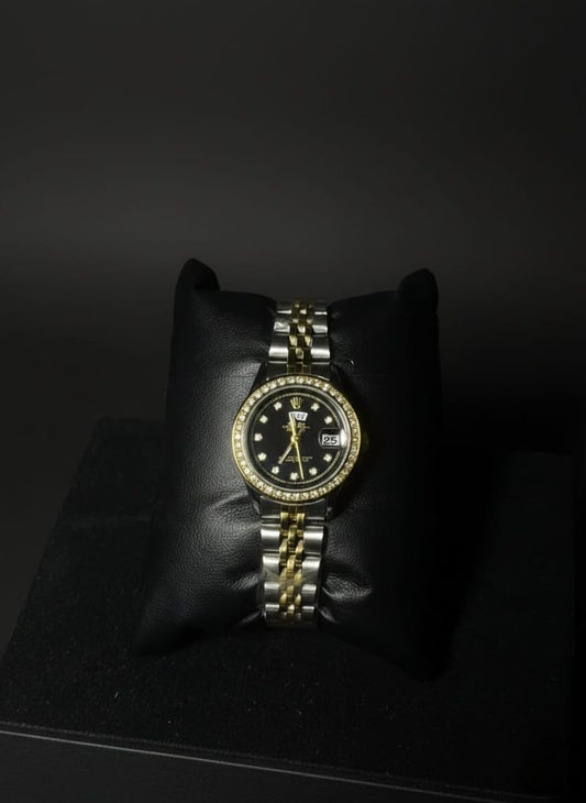 Rolex Day-Date Two-tone Black dial