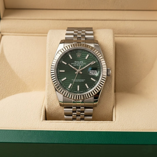 Rolex Datejust Green Dial