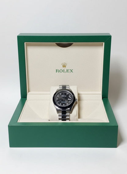 Rolex Datejust Black & Silver Two-tone – Black Dial