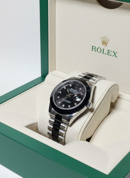 Rolex Datejust Black & Silver Two-tone – Black Dial